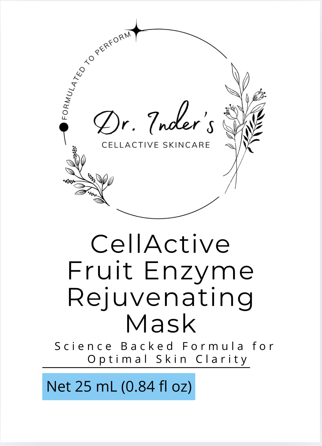 CellActive Fruit Enzyme Rejuvenating Mask (25ml)